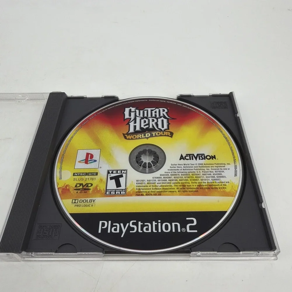 Guitar Hero: World Tour PlayStation 2 PS2 Video Game, Disc Only